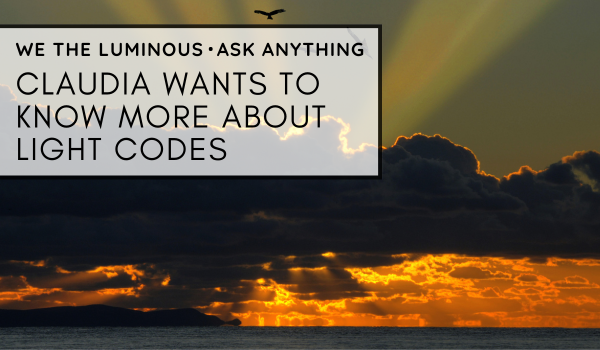 Claudia wants to know more about light codes